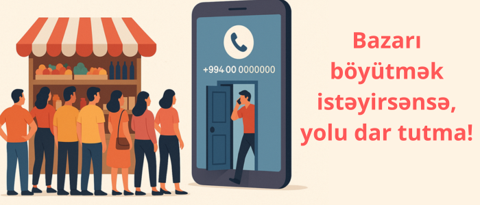 Mobil nömrə ilə reklam? Müştərini itirmək üçün ideal yoldur!